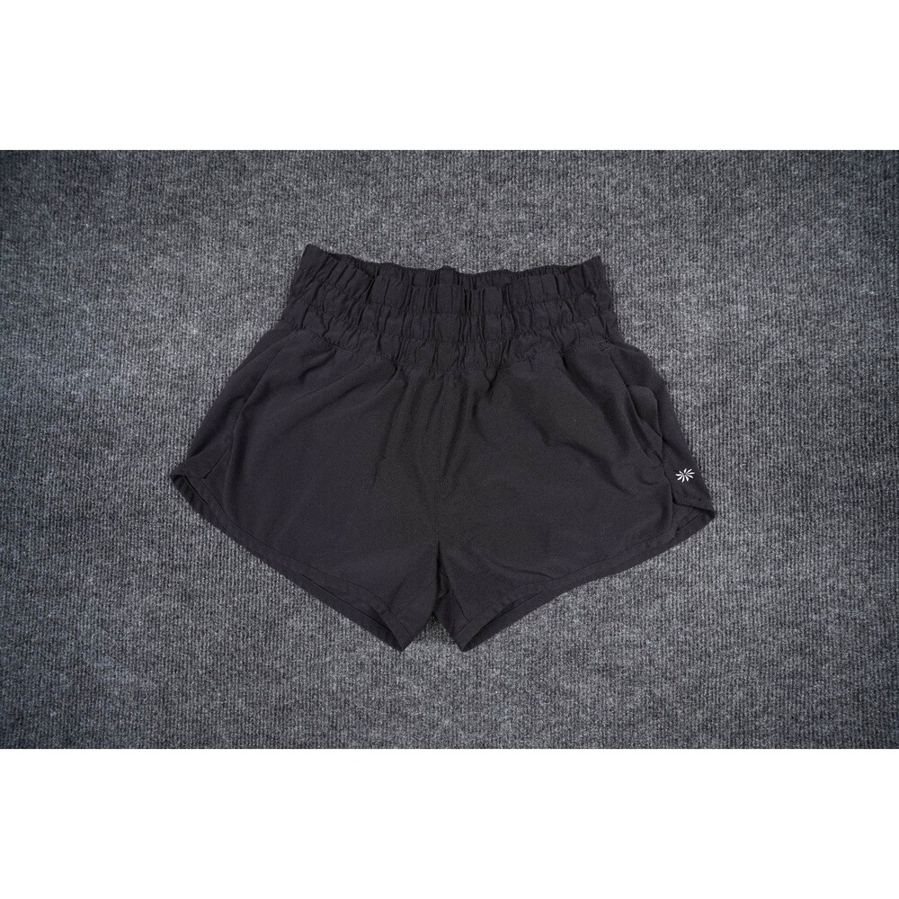 Athleta Girl Run Free 2.5" Active Casual Shorts Black Size Large (12)